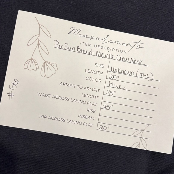 PacSun Brandy Melville Crew Neck Sweatshirt | Sz Unknown (Med best guess!) - Picture 16 of 16